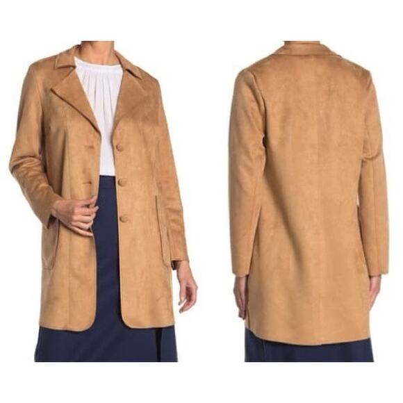 Philosophy Republic Clothing Faux Leather Jacket Size Medium in Cedar NWT - Picture 2 of 7